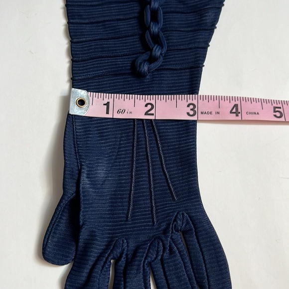 Vintage Picnit By Van Raalte Ladies Navy Day Gloves Size 6 - Picture 7 of 8